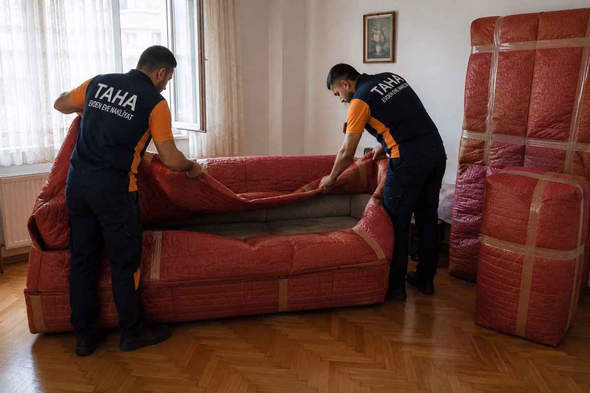 Profesyonel eşya paketleme hizmeti, koltuk ve mobilya ambalajlama